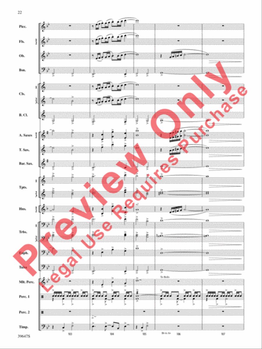 Oak Island Odyssey Oak Island Odyssey Concert Band scores gallery preview page 23