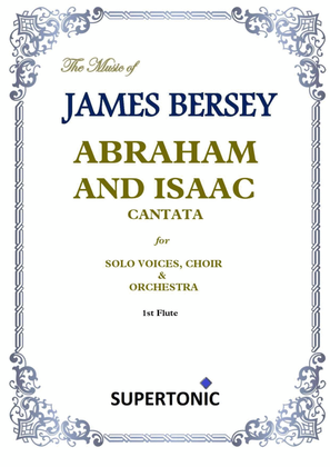Abraham & Isaac (orchestral parts, vocal scores, orchestral score)