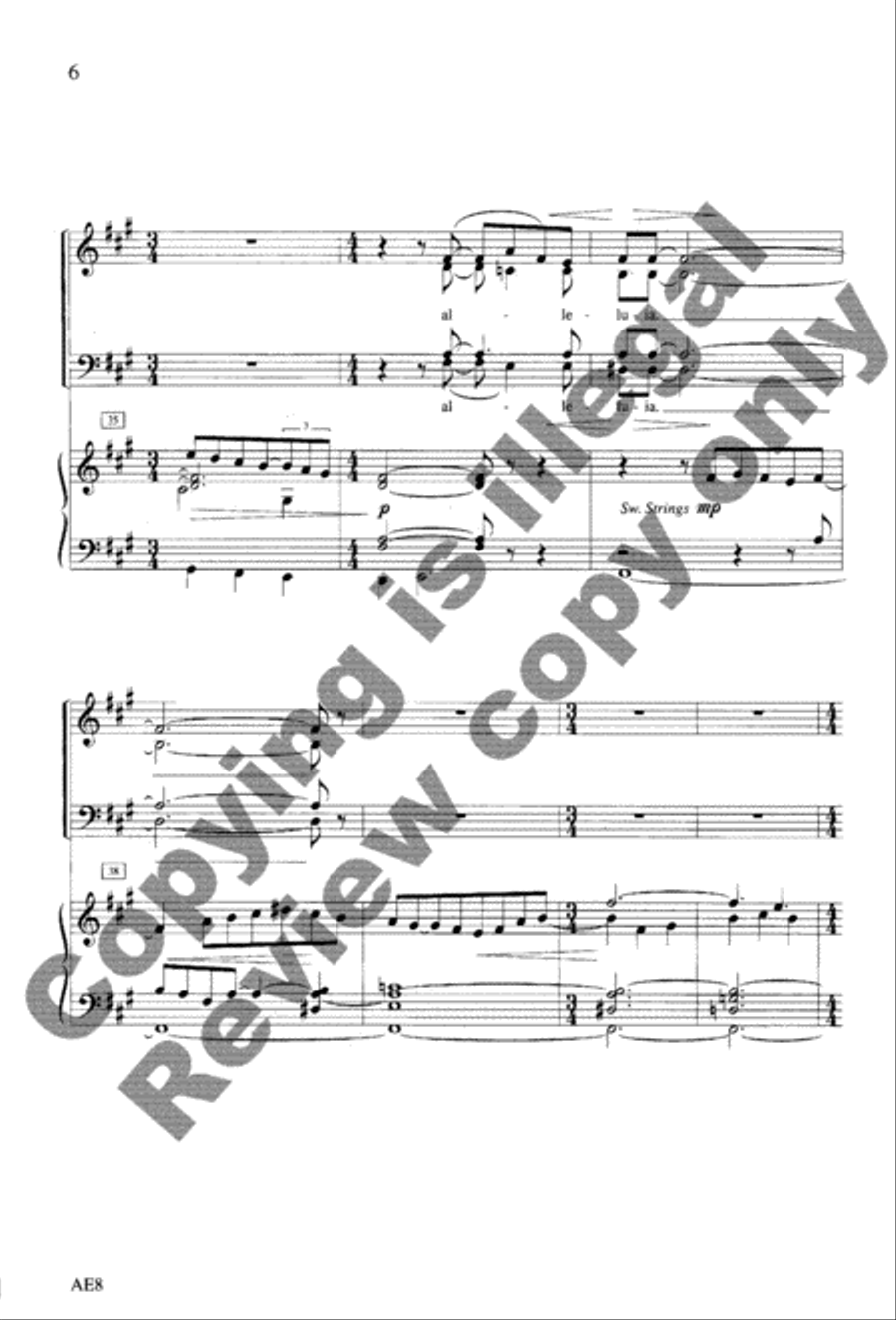 Spiritus Domini Spiritus Domini 4-Part scores gallery preview page 17
