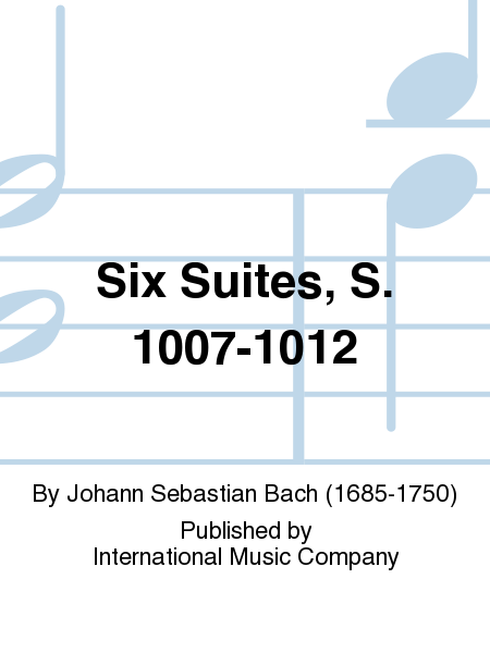 Six Suites, S. 1007-1012 (BECKER)