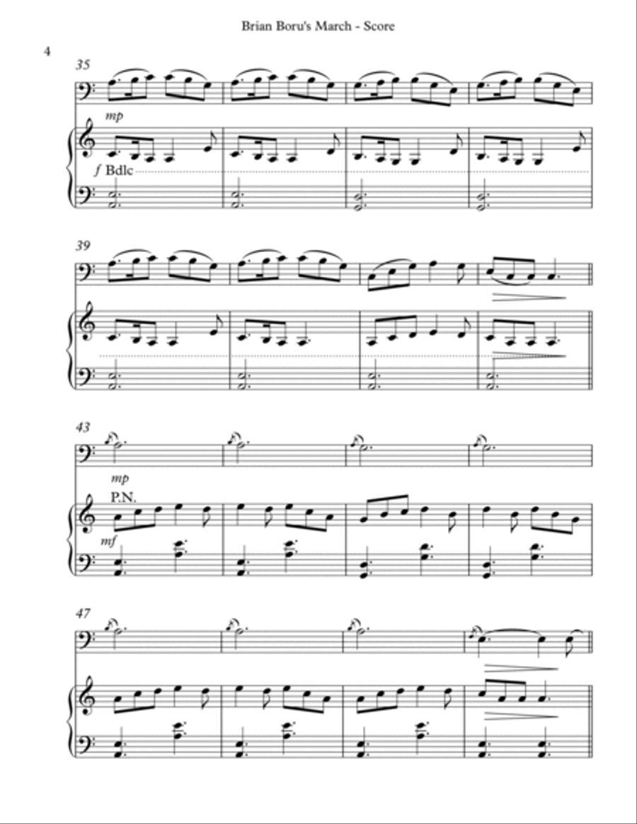 Brian Boru’s March, Duet for Bassoon and Harp image number null