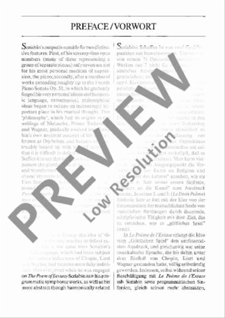 Le Poème de l'extase Orchestra scores gallery preview page 4