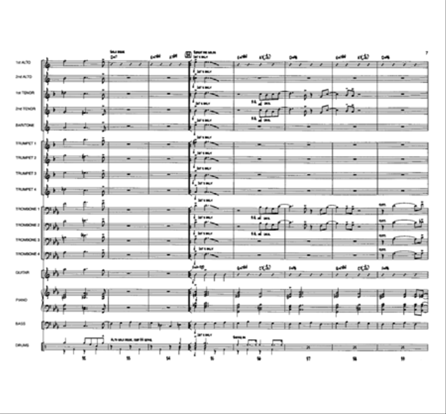 Eenie, Meenie, Minor Mode Jazz Ensemble scores gallery preview page 6