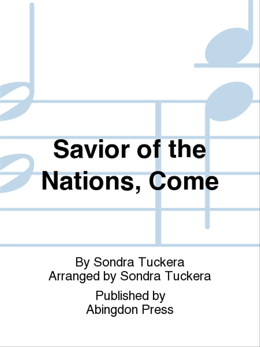 Savior of the Nations, Come Sacred scores gallery preview page 1