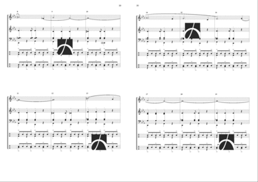 In The Spotlights (Score) Concert Band scores gallery preview page 15