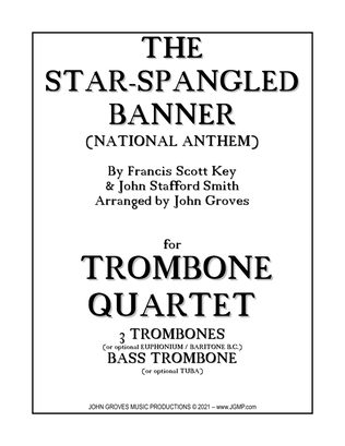 Book cover for The Star-Spangled Banner (National Anthem) - Trombone Quartet