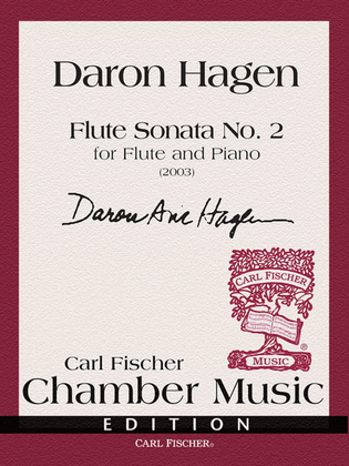 Book cover for Flute Sonata No. 2