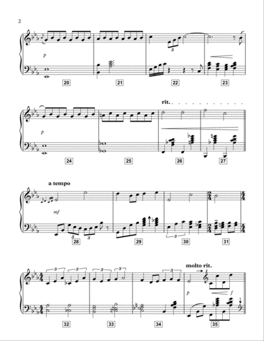 Over The Rainbow (from The Wizard Of Oz) Piano Solo scores gallery preview page 2