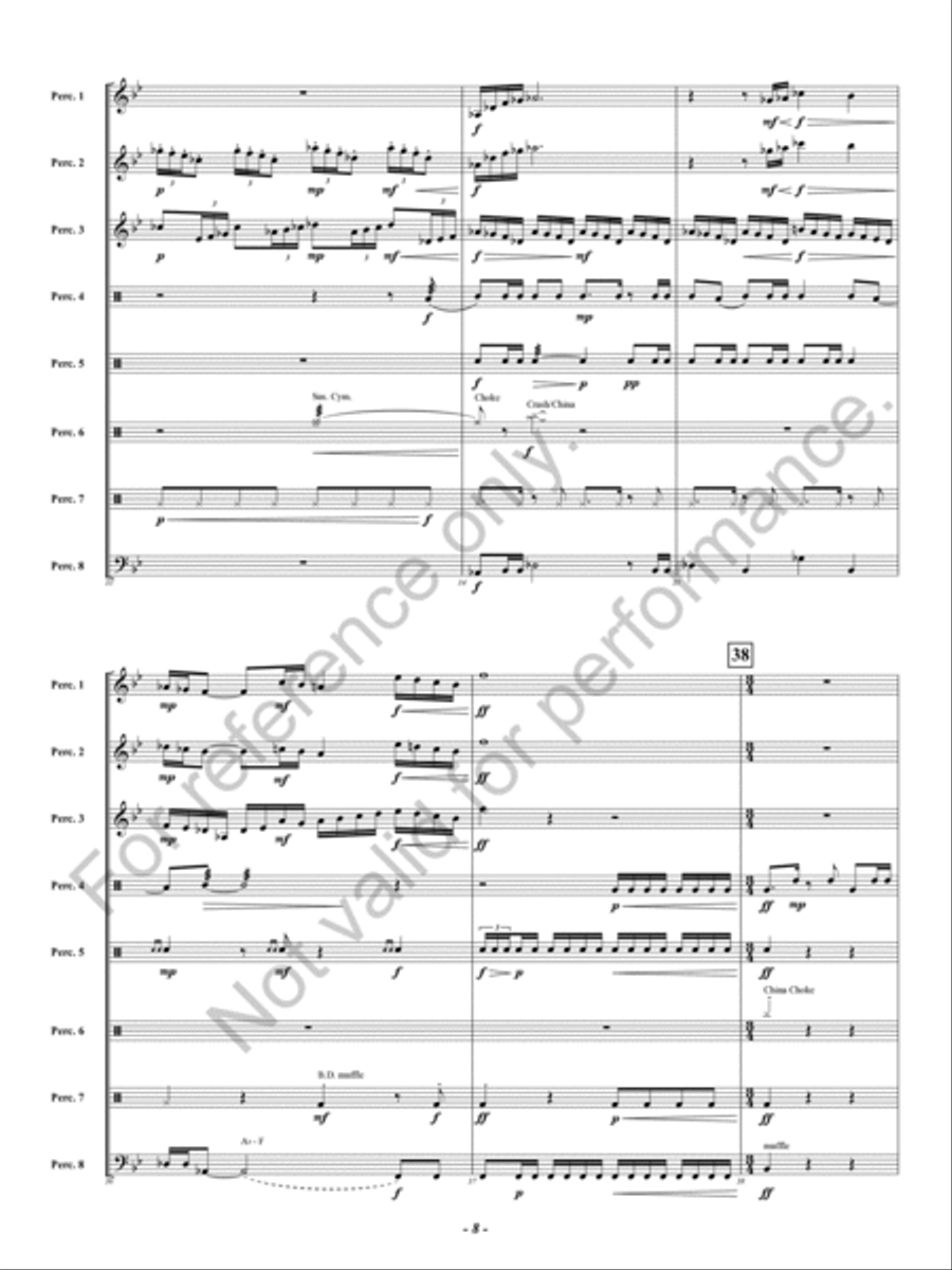 Ritmo Bongito Ritmo Bongito Percussion Ensemble scores gallery preview page 9