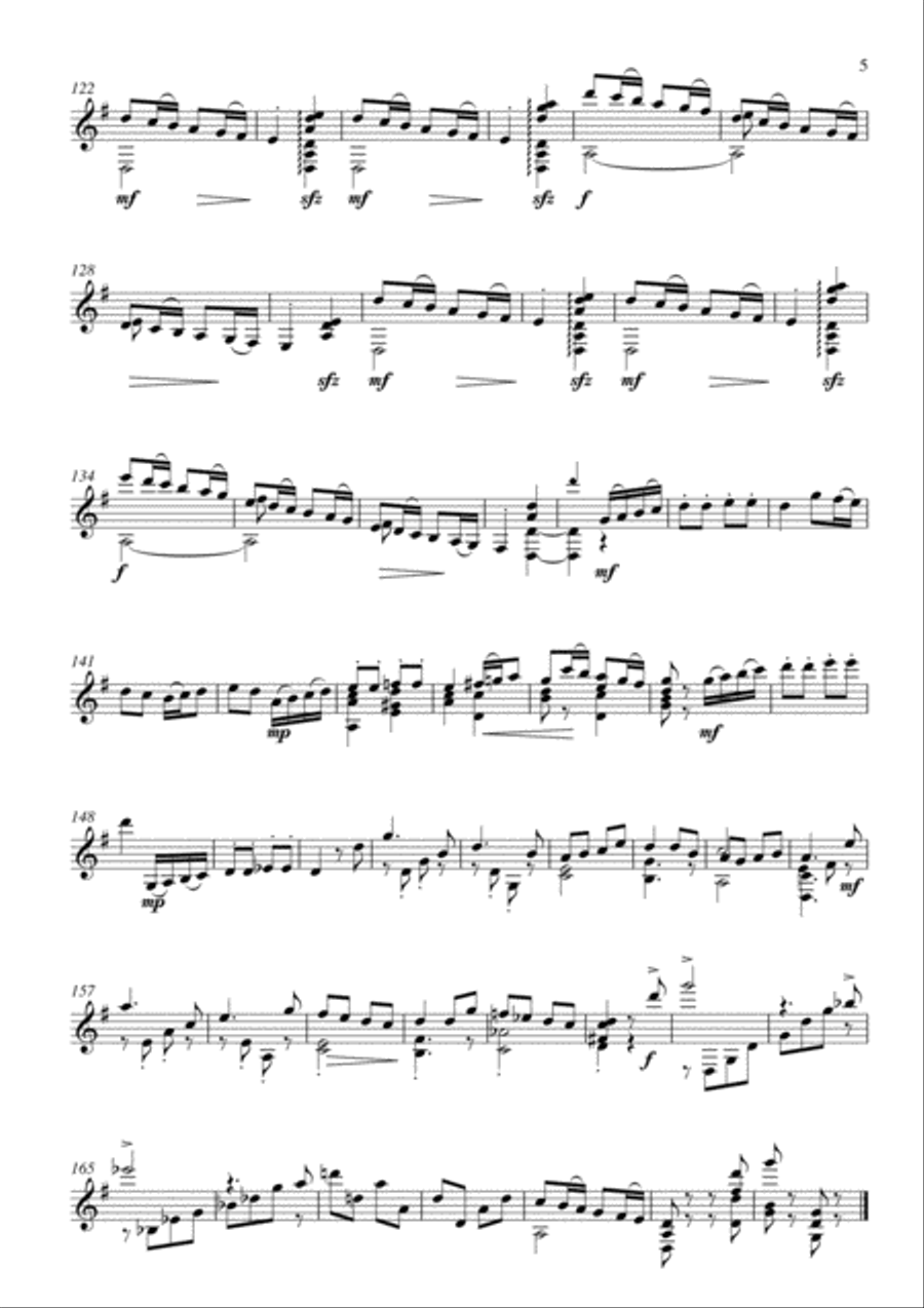 Sonata nº 1 Sonata nº 1 Classical Guitar scores gallery preview page 5