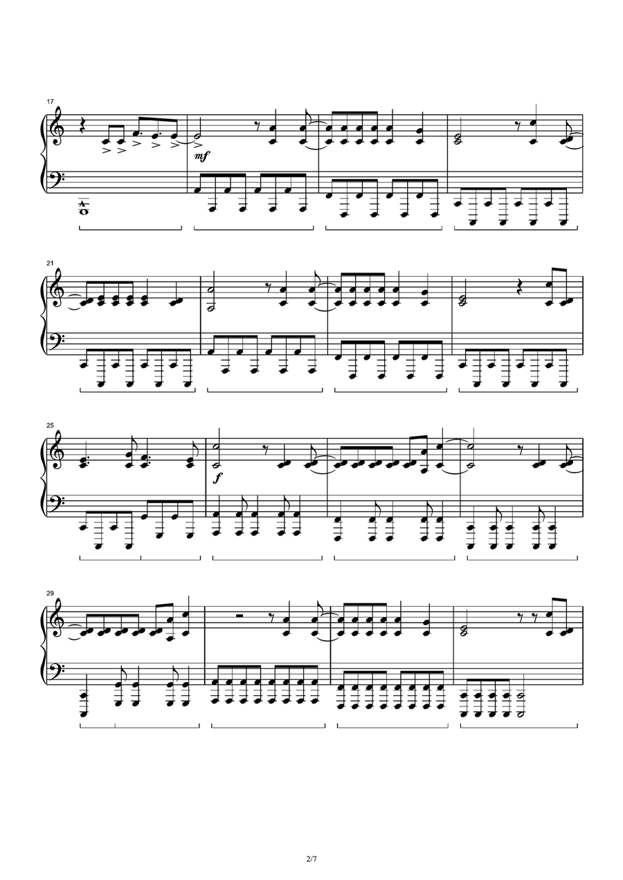 All You Need To Know Piano Solo scores gallery preview page 2
