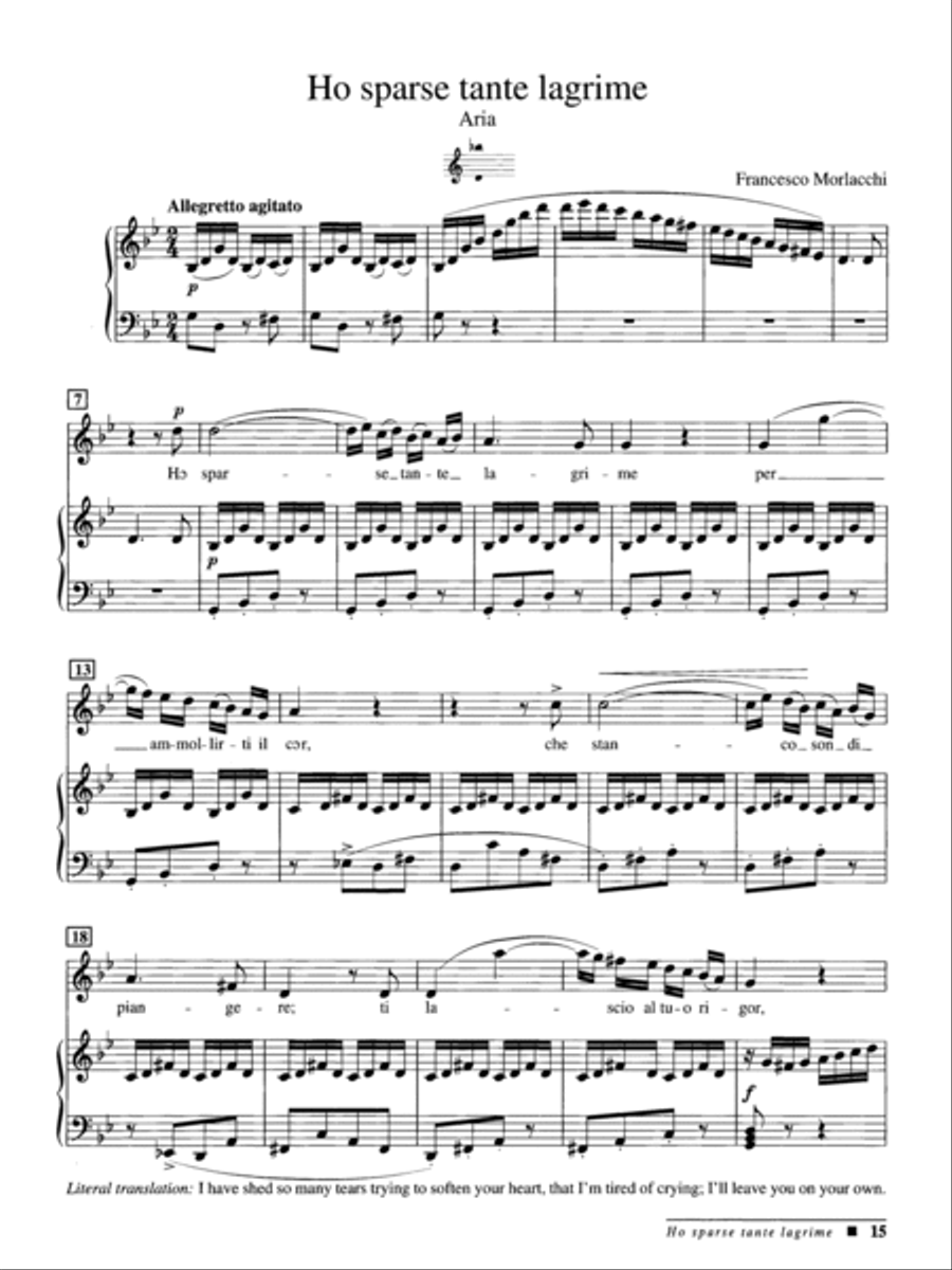Italian Art Songs Of The Romantic Era - Book And Compact Disc (Medium High) High Voice scores gallery preview page 3