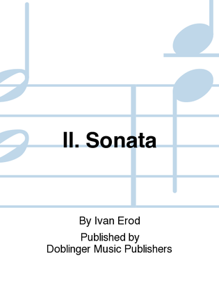 Book cover for II. Sonata