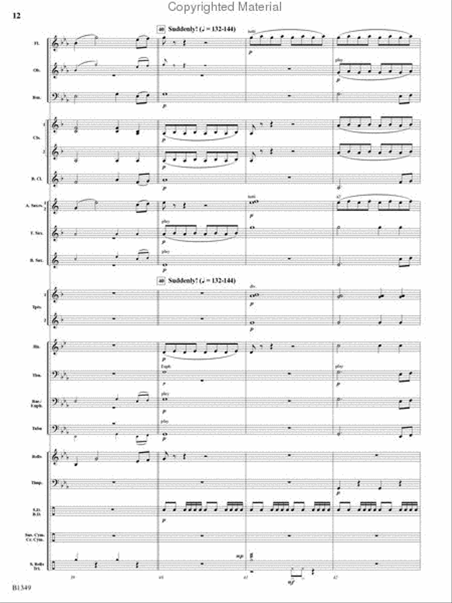 Carpathia Concert Band scores gallery preview page 11