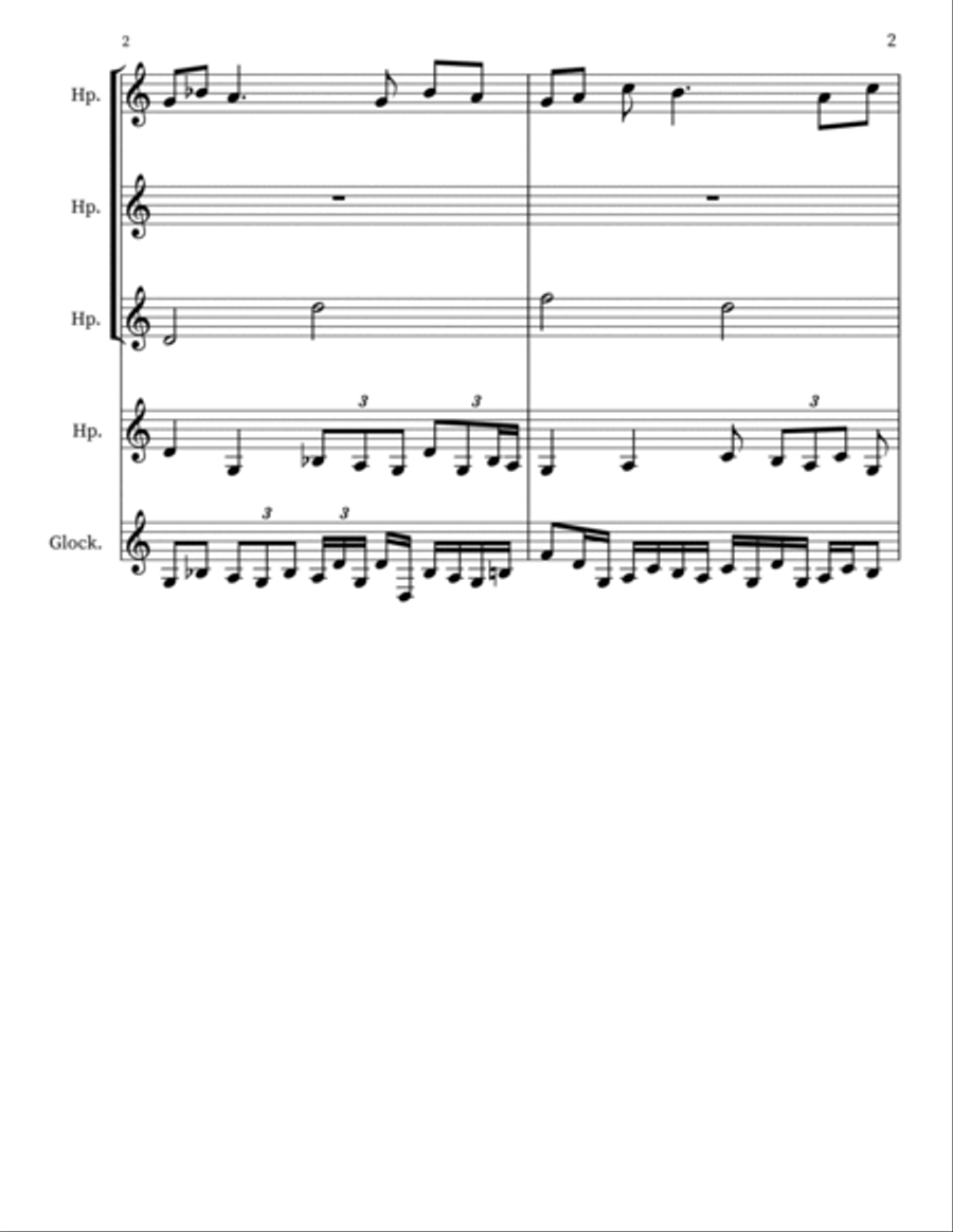 Spirit in a Love Song Small Ensemble scores gallery preview page 2