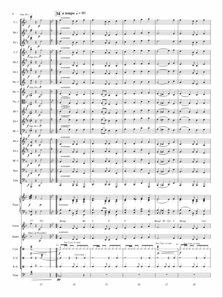 A Patriotic Treasure Concert Band scores gallery preview page 7
