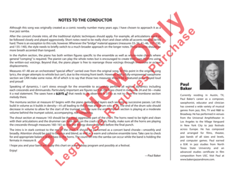 Two Front Teeth Two Front Teeth Jazz Ensemble scores gallery preview page 23
