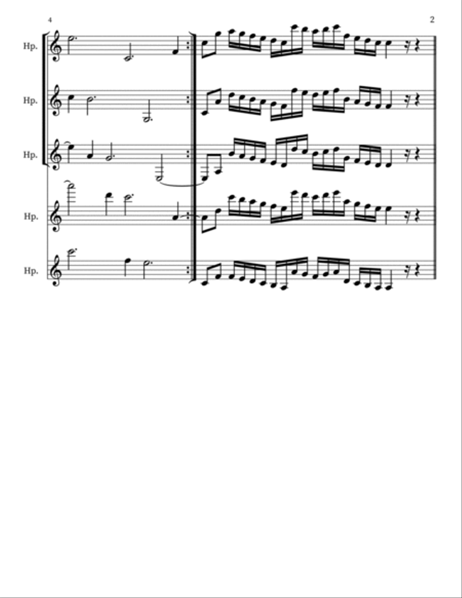 Z 187 for Harps Harmonica scores gallery preview page 2