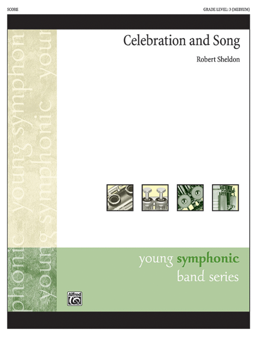 Celebration and Song (score only) Concert Band scores gallery preview page 1