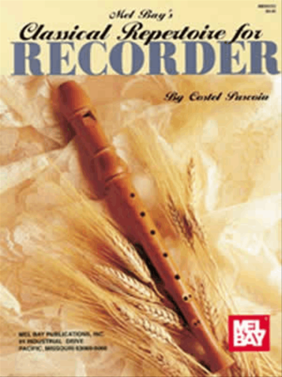 Classical Repertoire for Recorder Recorder scores gallery preview page 1