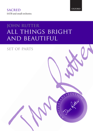 Book cover for All things bright and beautiful