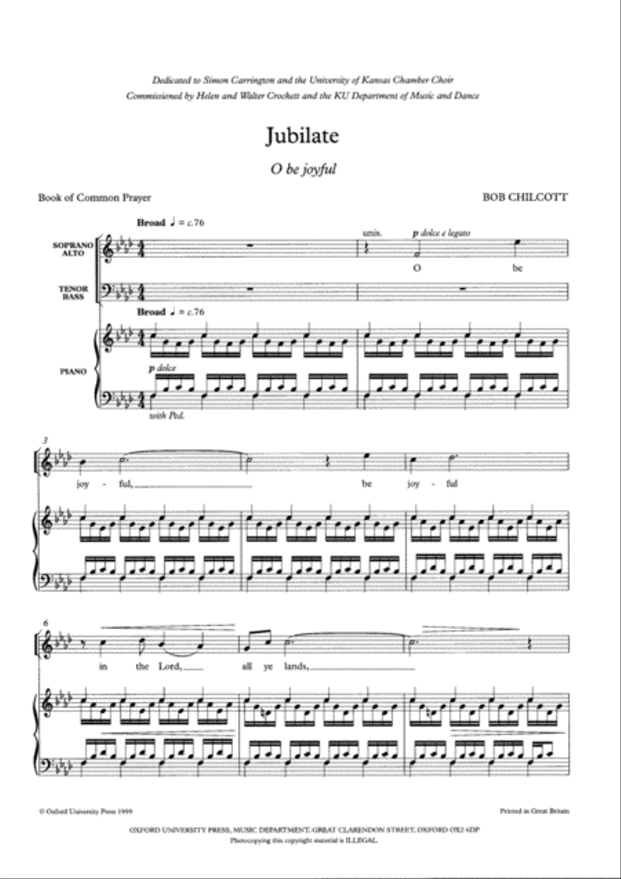 Jubilate Jubilate 4-Part scores gallery preview page 2