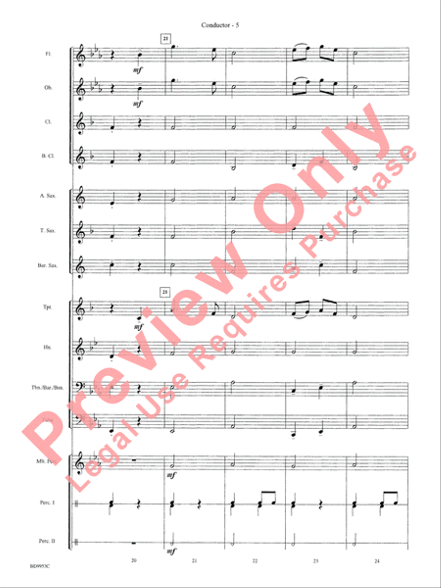 Manhattan Beach Manhattan Beach Concert Band scores gallery preview page 7