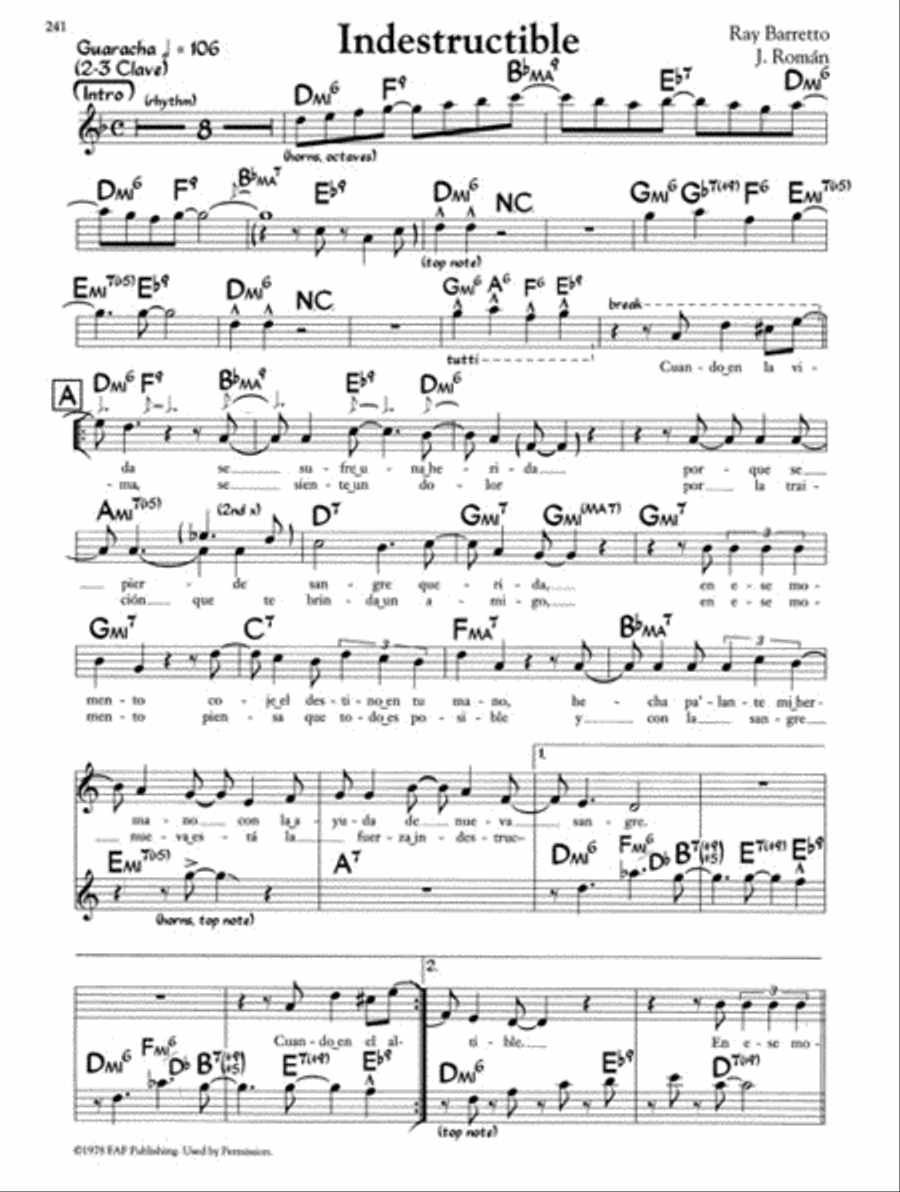 The Latin Real Book - C Edition Piano scores gallery preview page 4