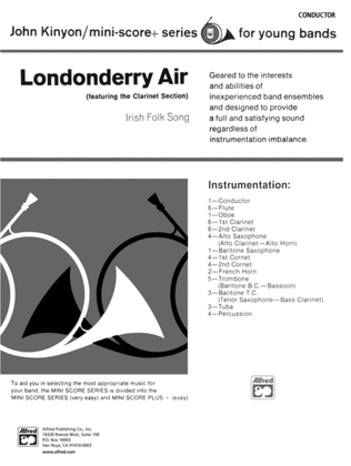 Londonderry Air (featuring the Clarinet section): Score