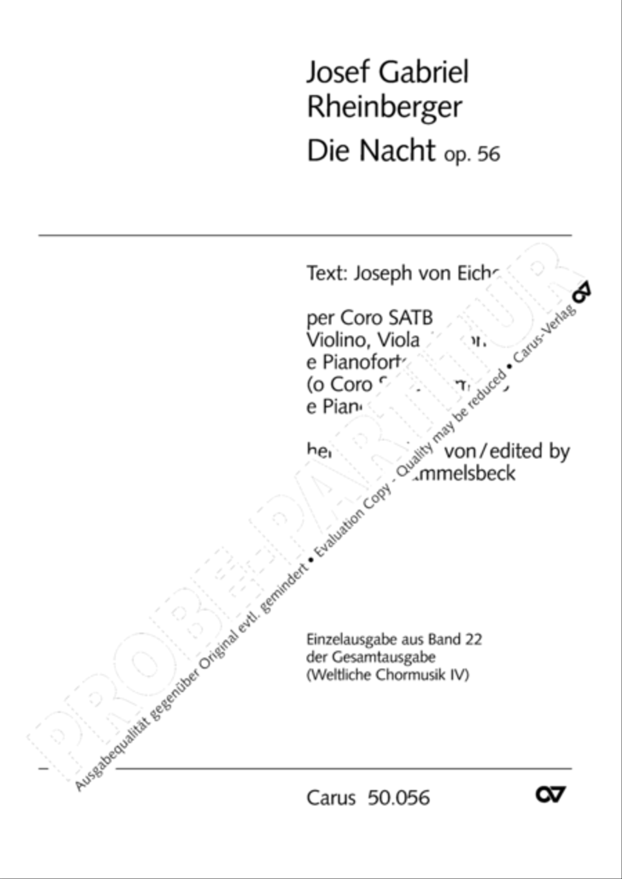 Die Nacht Die Nacht 4-Part scores gallery preview page 2