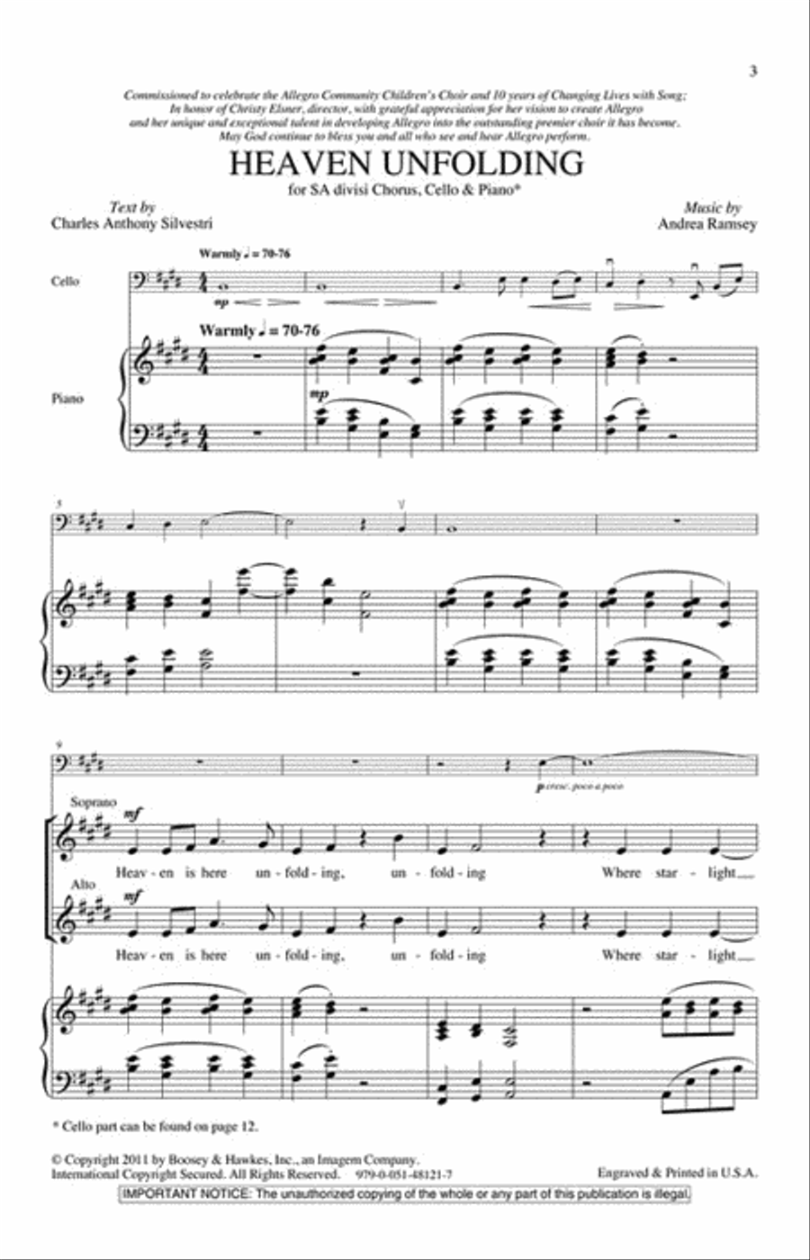 Heaven Unfolding Heaven Unfolding SA scores gallery preview page 2