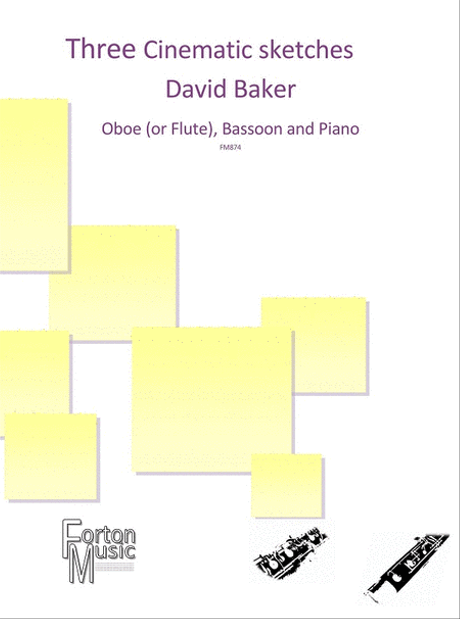 Three Cinematic Sketches Bassoon scores gallery preview page 1