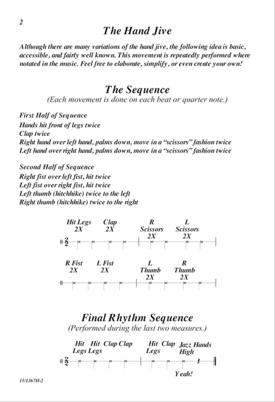 A Holiday Hand Jive A Holiday Hand Jive 2-Part scores gallery preview page 2