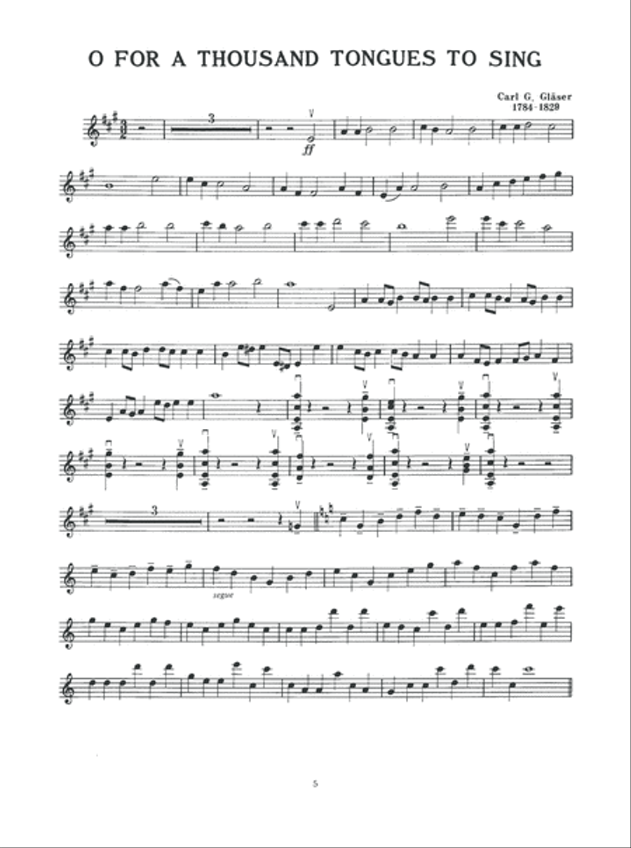 Sacred Violin Solos Sacred Violin Solos Violin Solo scores gallery preview page 6