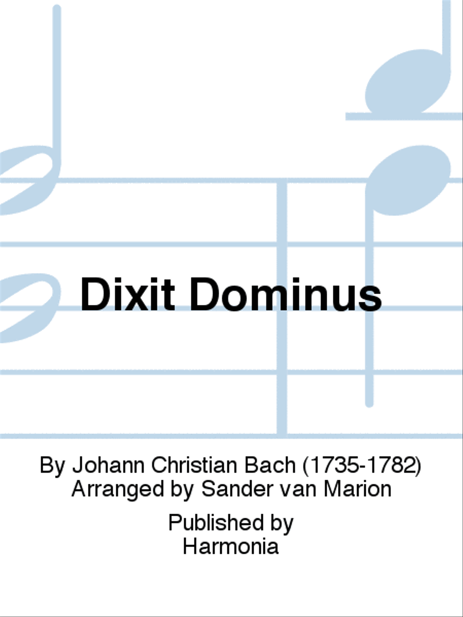 Dixit Dominus Dixit Dominus 4-Part scores gallery preview page 1