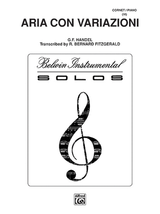 Book cover for Aria Con Variazioni - Trumpet/Piano