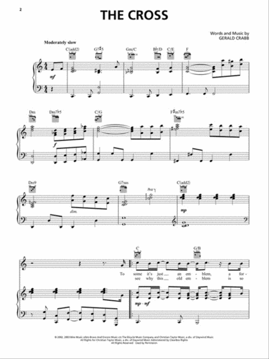 The Crabb Family Collection Piano, Vocal, Guitar scores gallery preview page 3