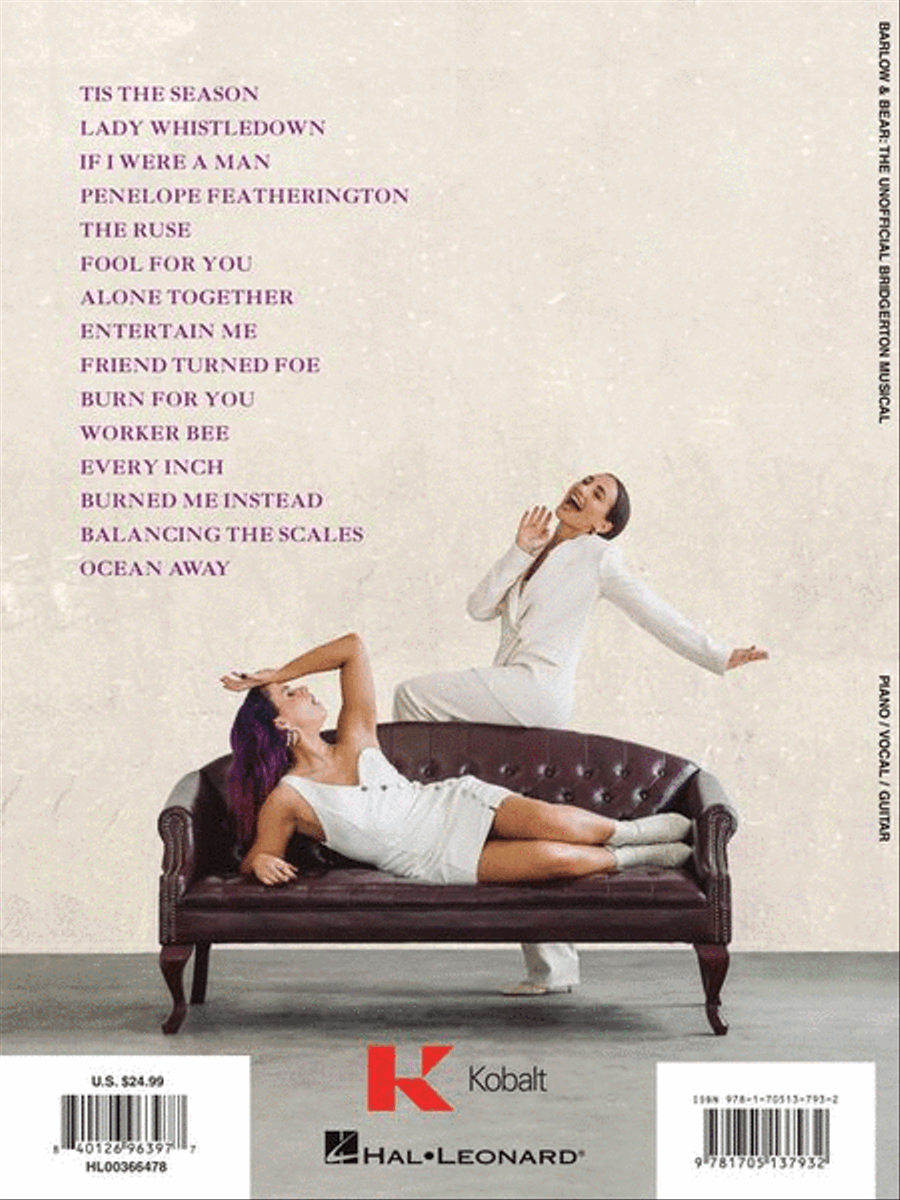 Barlow & Bear: The Unofficial Bridgerton Musical Piano, Vocal, Guitar scores gallery preview page 7