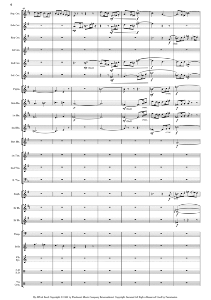 The Hounds Of Spring Brass Band scores gallery preview page 6