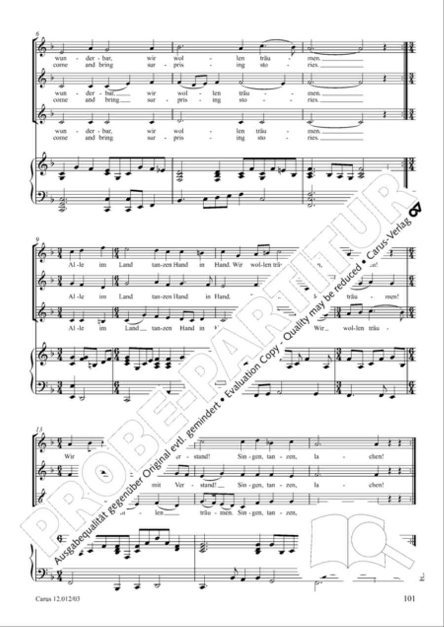 London Dreams 3-Part scores gallery preview page 102