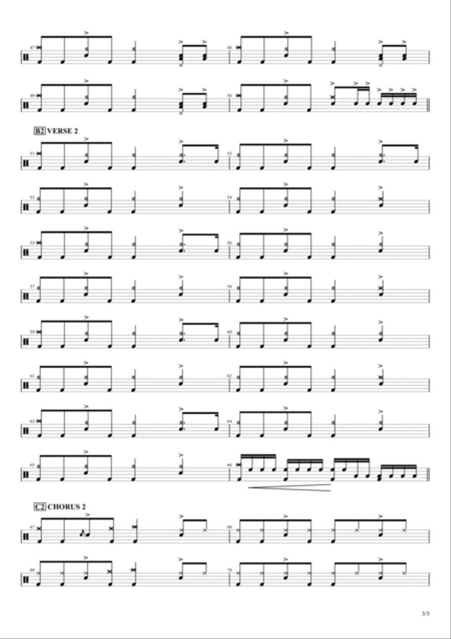 Breed Drum Set scores gallery preview page 3