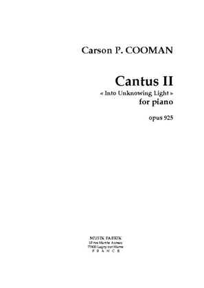 Cantus II (Into Unknowing Light)