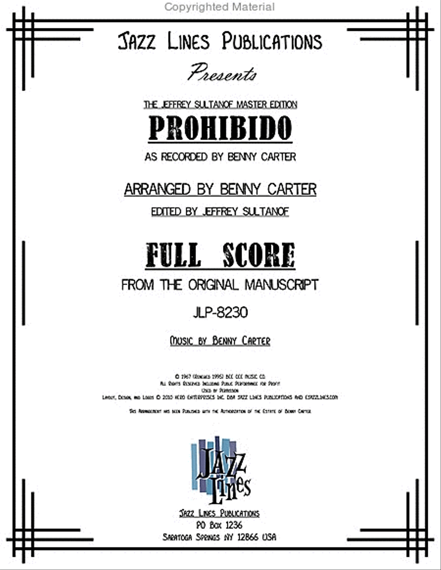Prohibido Jazz Ensemble scores gallery preview page 2