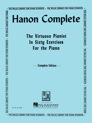 Book cover for Hanon Complete