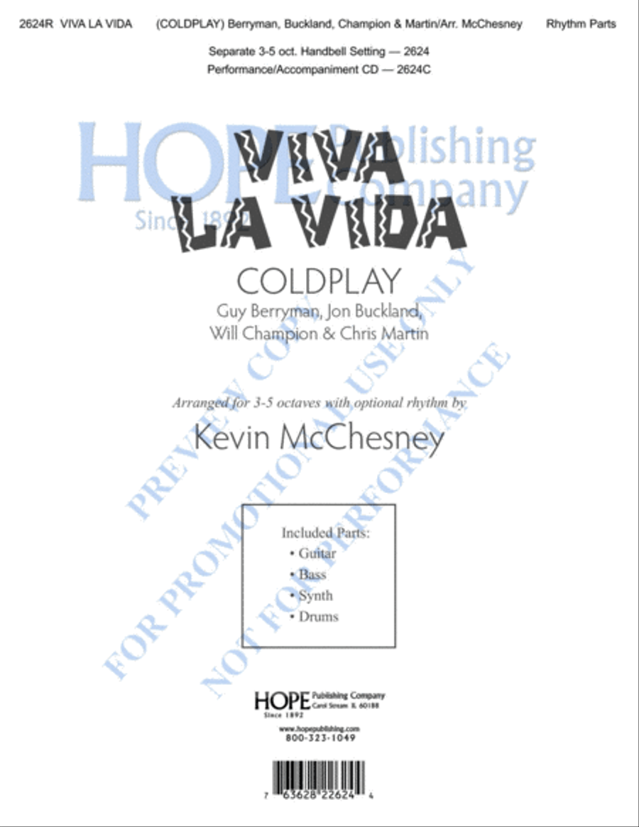 Viva la Vida Viva la Vida 5-Octaves scores gallery preview page 2