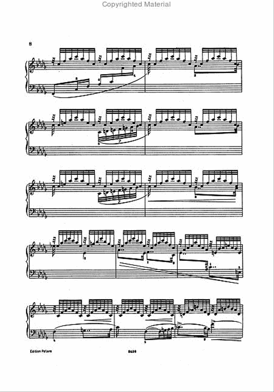 Rustle of Spring Op. 32 No. 3 for Piano Piano scores gallery preview page 4