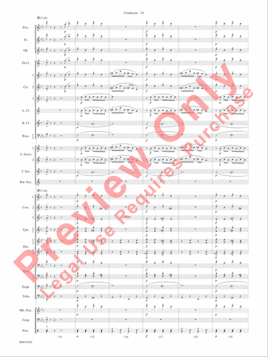 Fiddle-Faddle Concert Band scores gallery preview page 26