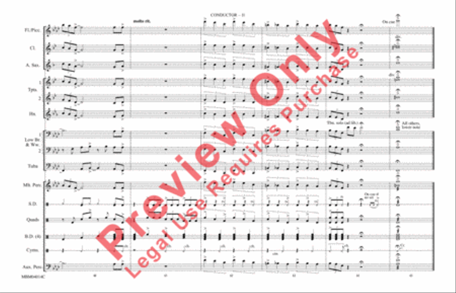 Moondance Moondance Marching Band scores gallery preview page 12