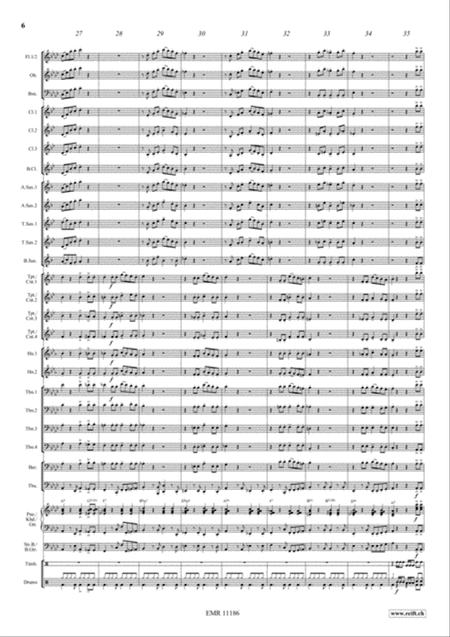 Hibiscus Cha Cha Concert Band scores gallery preview page 7