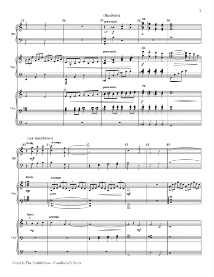 Great Is Thy Faithfulness 4-Part scores gallery preview page 6